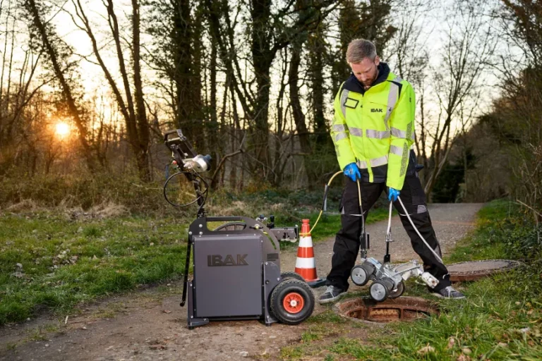 working with inspection equipment outdoors