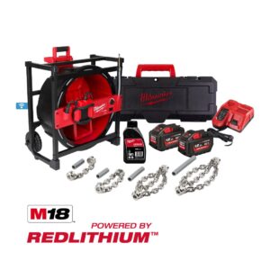 M18™ High Speed Flexible Shaft Machine - including battery pack and tools.