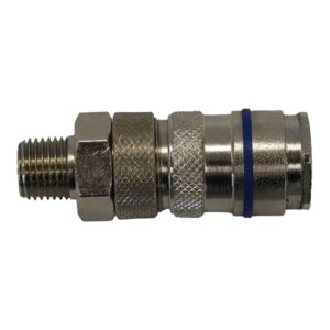 Series 25 Male Air Connector 1/4" and Lock Ring